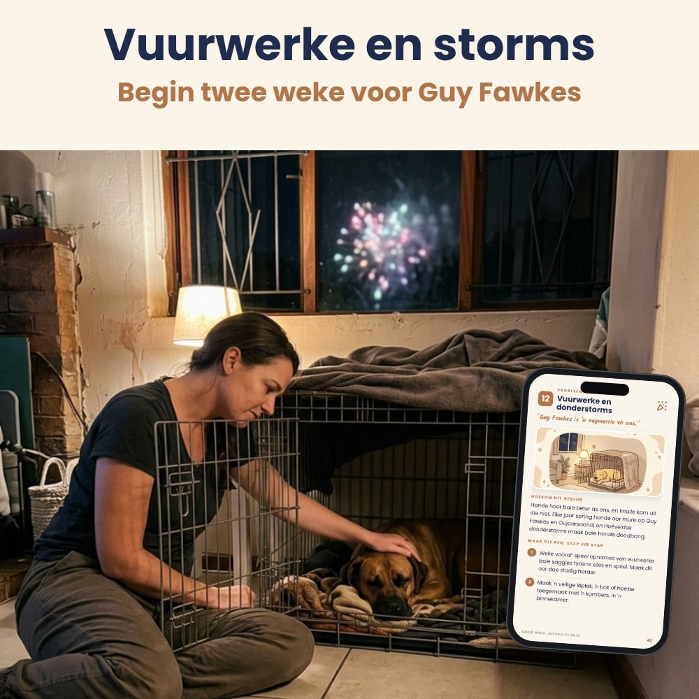 Die hoofstuk oor vuurwerke en storms op ’n tablet