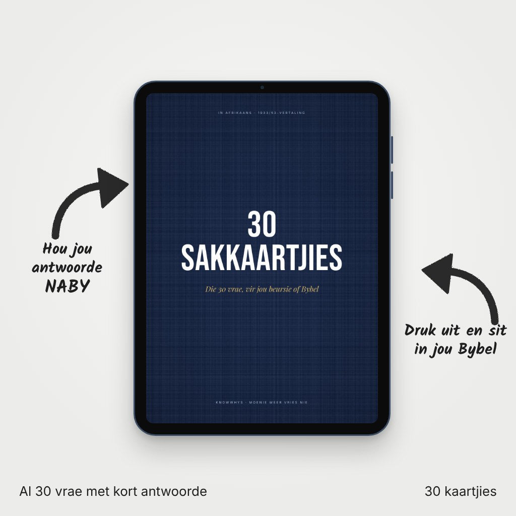 30 Sakkaartjies